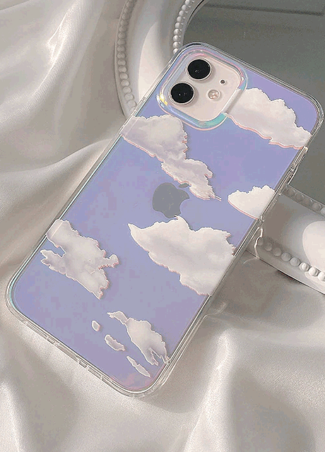 [무배] 오로라 구름 그라데이션 아이폰 tpu 케이스