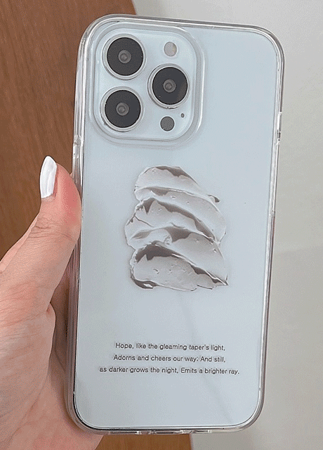 [무배] 꾸덕 물감 감성 아이폰 갤럭시 투명 TPU 케이스
